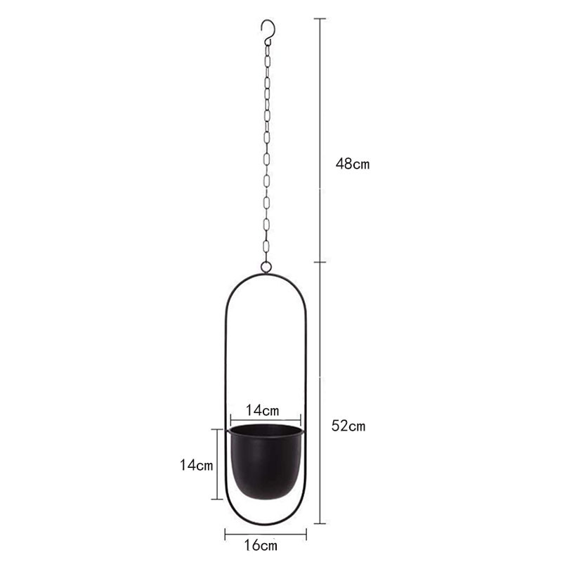 BC15 - Chậu sắt treo cây