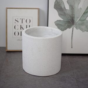 Chậu xi măng tròn đá mài 20 x 20 cm